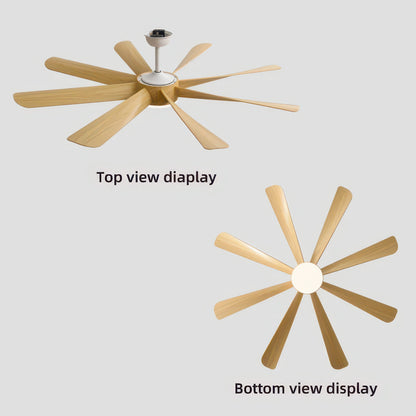 FUMANJIA 60-Inch Ceiling Fan with Light for Home – 8 Blades, Remote