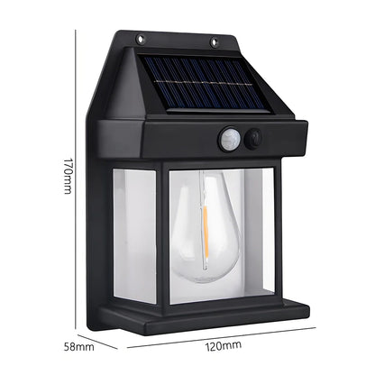 Solar Wall Light - Waterproof Outdoor LED Sensor Light