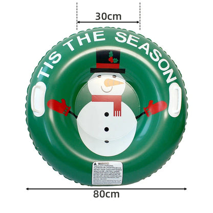 Inflatable Snow Tube for Kids - Cold-Resistant Sled