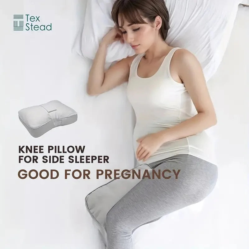 Knee Pillow for Side Sleepers – Ergonomic Leg Support Cushion