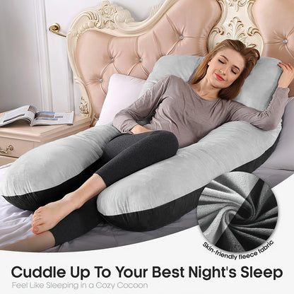 U Shape Body Pillow – Ergonomic Neck and Back Support Cushion