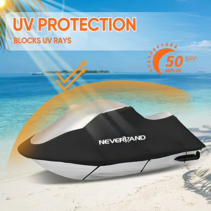 Waterproof Jet Ski Cover for 3-Seat Personal Watercraft