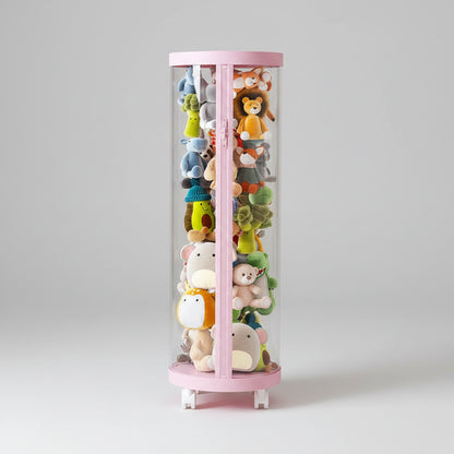 Toy Storage Bucket - Transparent Lidded Storage Bin