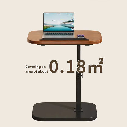 C-Shaped Side Table – Height Adjustable Sofa Laptop Table