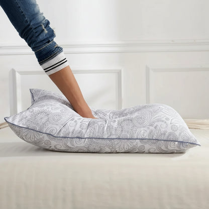 Sleeping Pillow Set – 2PC Brushed Texture Patterned Pillows