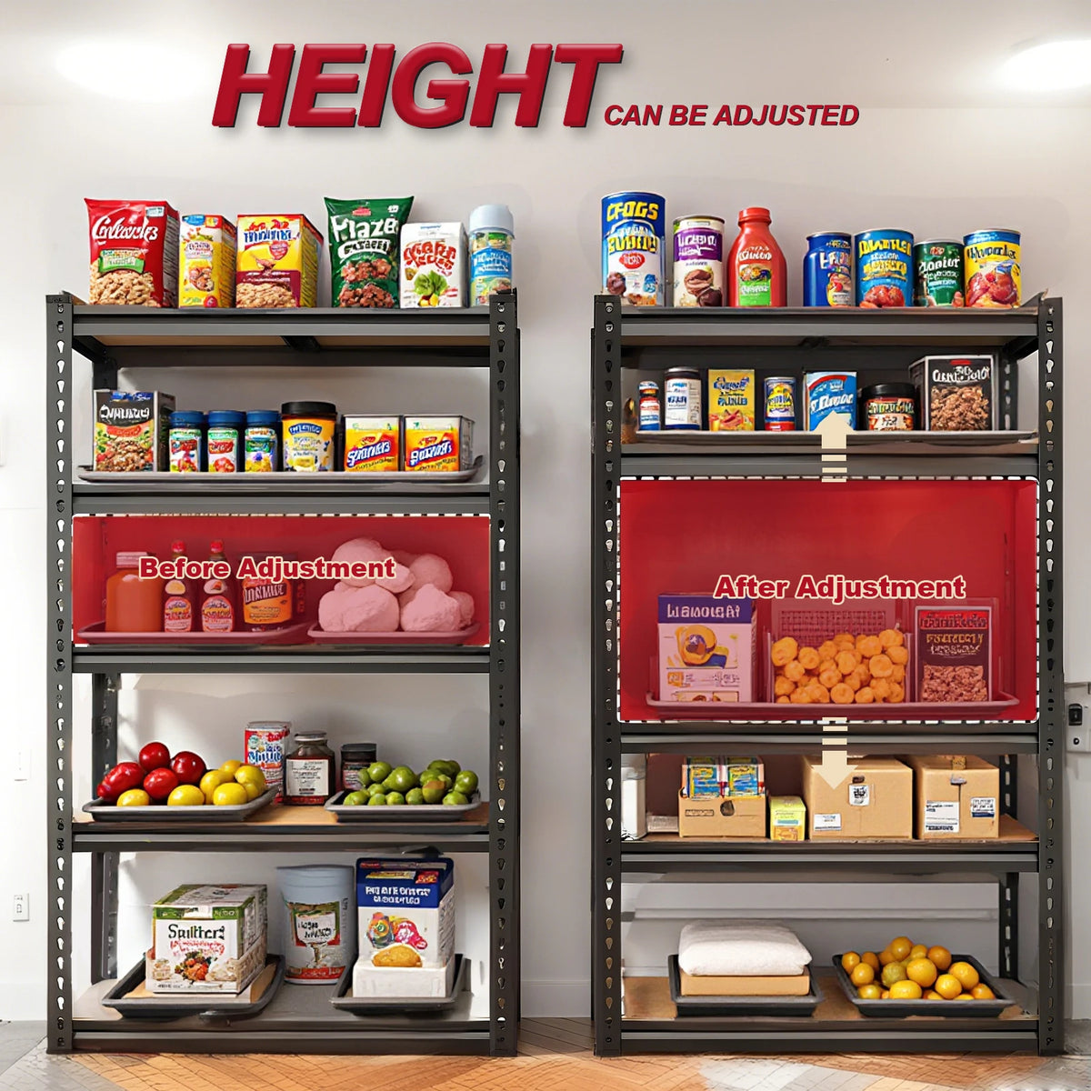 Garage Shelving - Heavy-Duty Adjustable Storage Shelves