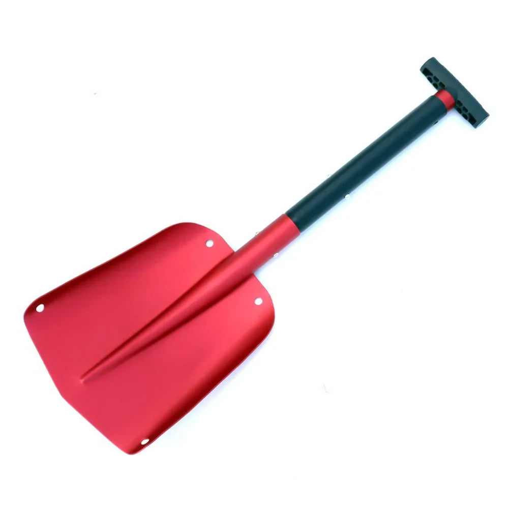 Stainless Steel Snow Shovel - Retractable Survival Tool