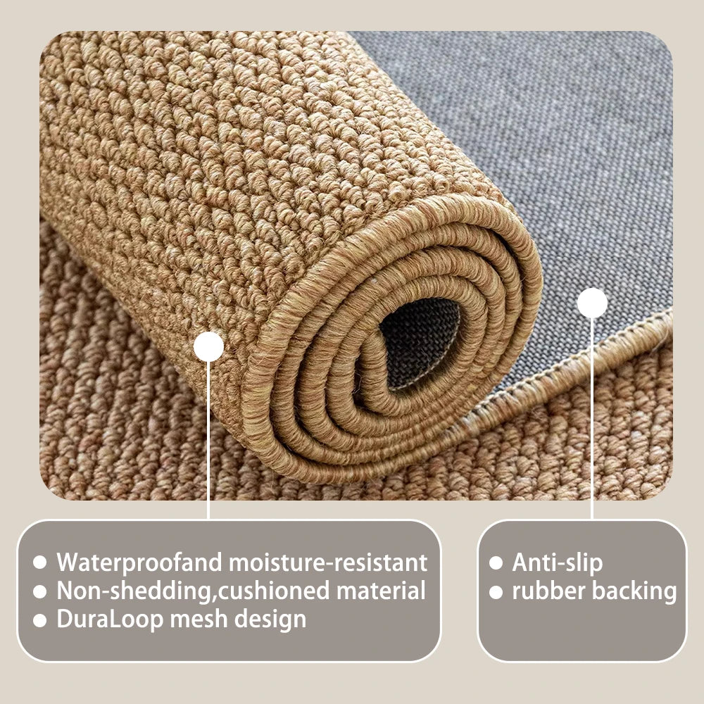 Welcome Door Mat - Non-Slip Washable Entry Rug