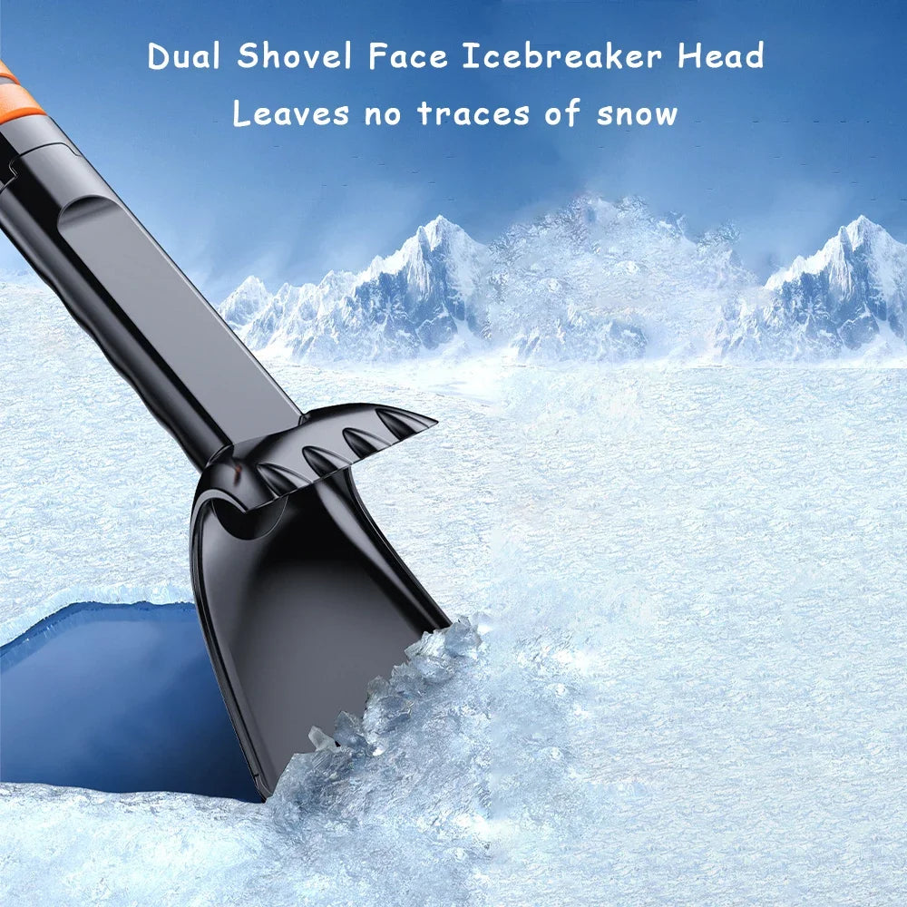 Ice Scraper Combo - Retractable Car Snow Brush Tool