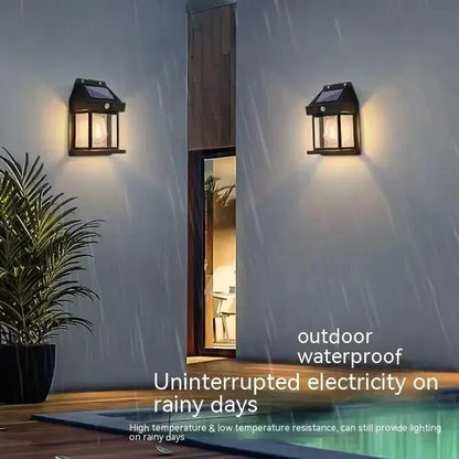 Solar Wall Light - Waterproof Outdoor LED Sensor Light