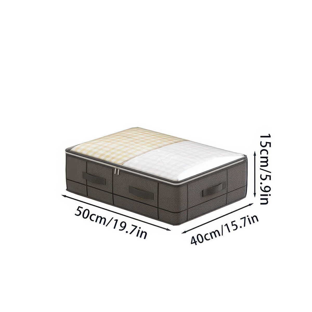 Under-Bed Storage Bag with Transparent Window, 1 or 2 Pieces