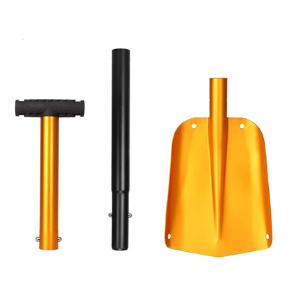 Stainless Steel Snow Shovel - Retractable Survival Tool