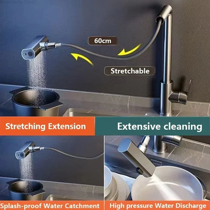 Stainless Steel Kitchen Faucet - MapleFair Pull-Out Faucet