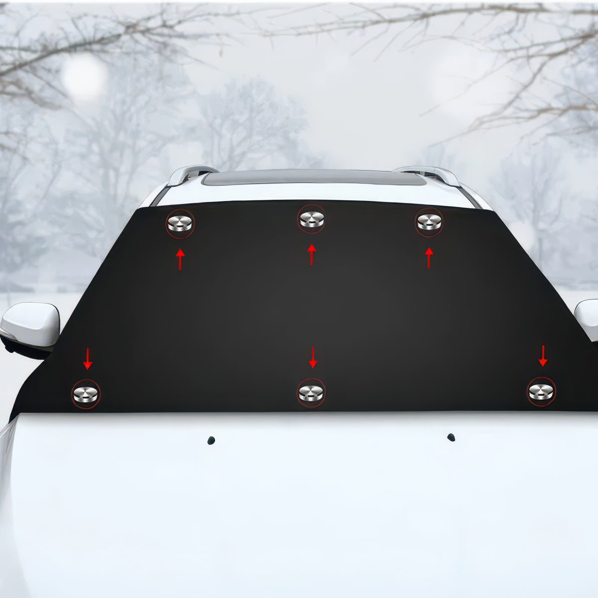 Magnetic Windshield Sun & Frost Shield