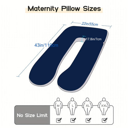 U Shape Body Pillow – Ergonomic Neck and Back Support Cushion