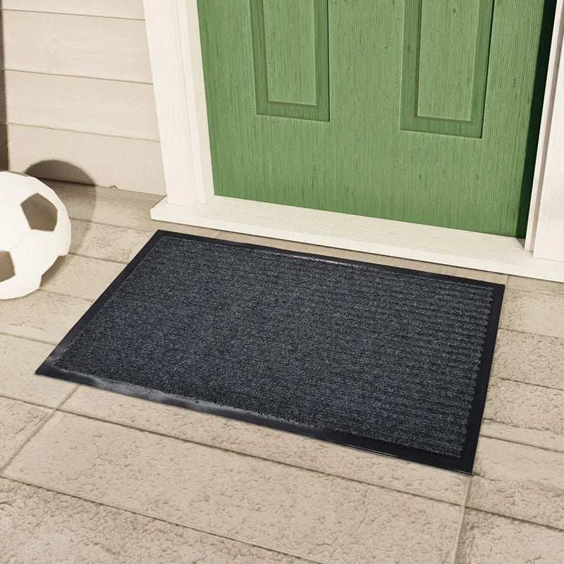 Natural Rubber Welcome Mat - Odorless Anti-Slip Mat