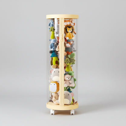 Toy Storage Bucket - Transparent Lidded Storage Bin