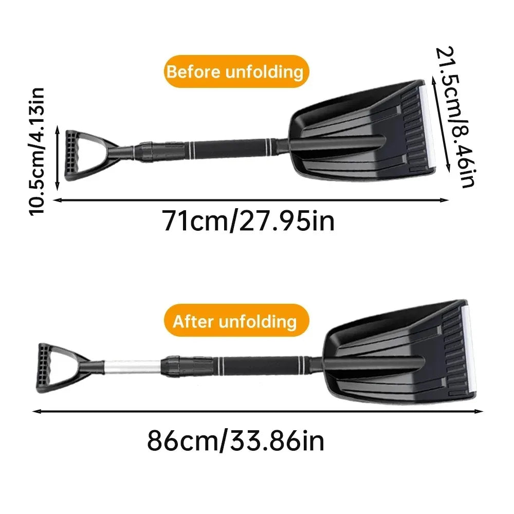 Hand Snow Shovel - Portable Non-Slip Removal Tool