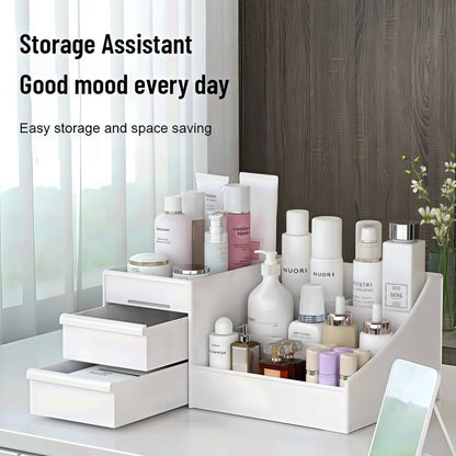 Makeup Storage Drawer – Plastic Desktop Cosmetics Shelf