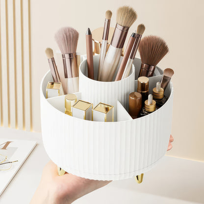 Rotating Makeup Storage – 360° Desktop Cosmetic Organizer