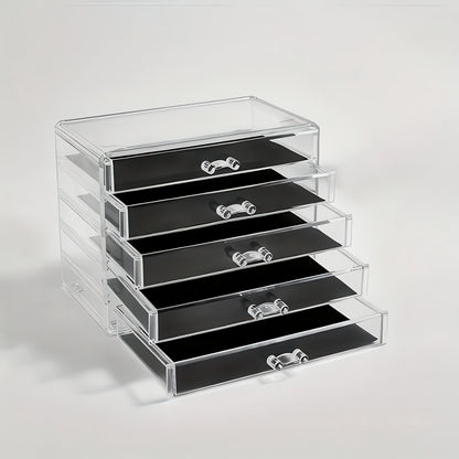 Acrylic Desk Organizer – Clear Drawer Storage for Office