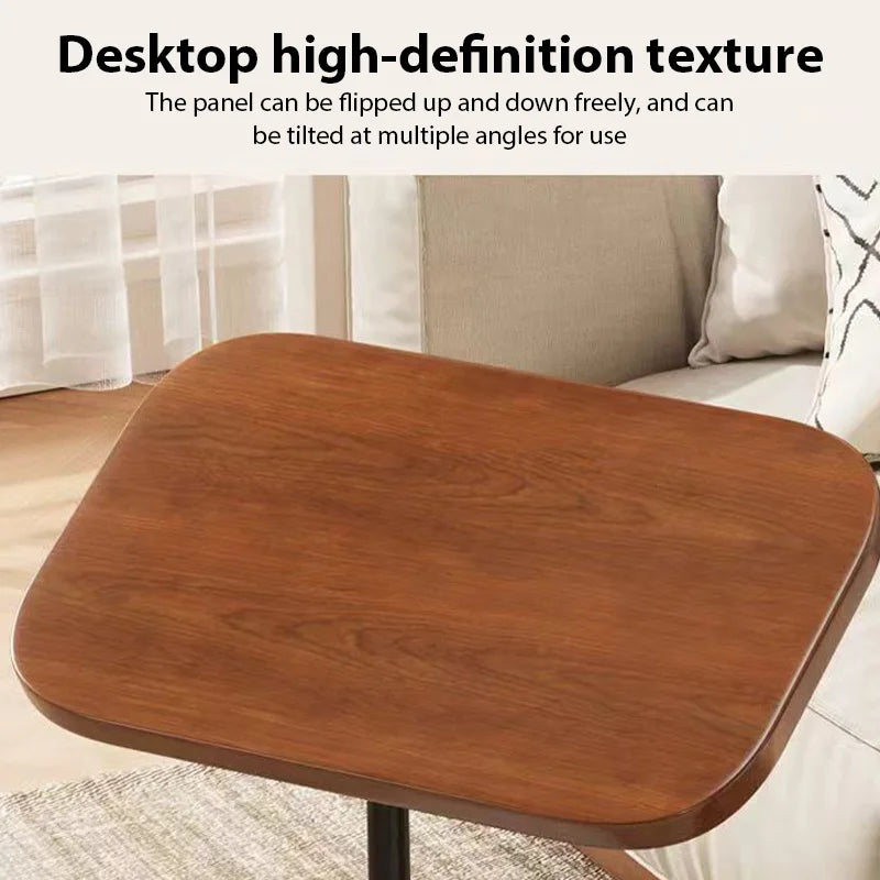 C-Shaped Side Table – Height Adjustable Sofa Laptop Table