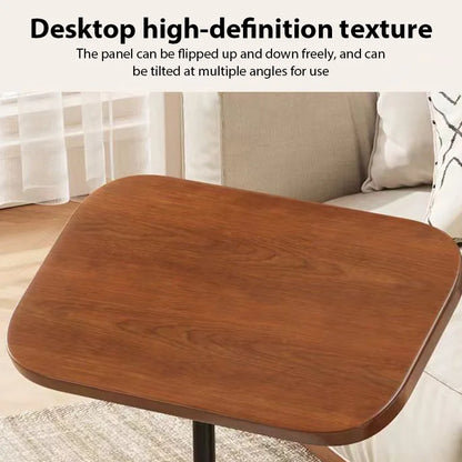 C-Shaped Side Table – Height Adjustable Sofa Laptop Table