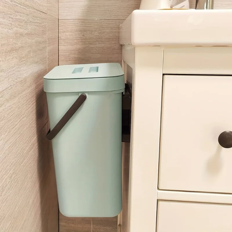 Quiet Close Trash Can – Space-Saving Sealed Kitchen Bin