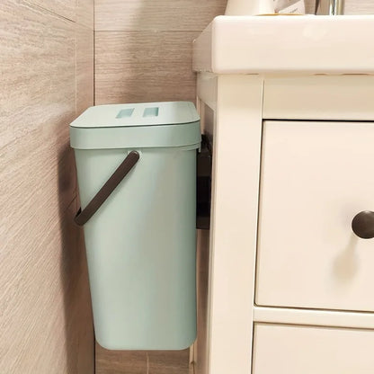 Quiet Close Trash Can – Space-Saving Sealed Kitchen Bin