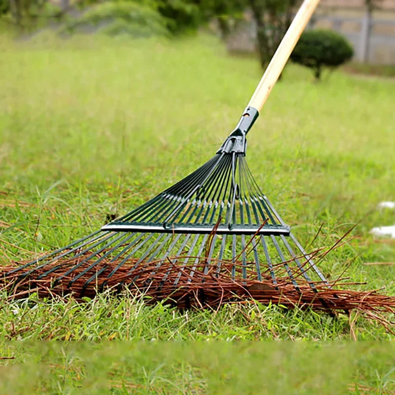 Garden Rake Head - 22-Tooth Durable Yard Rake