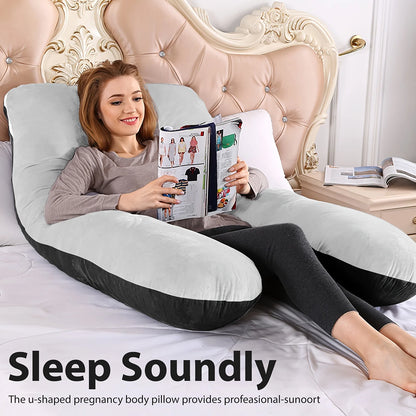 U Shape Body Pillow – Ergonomic Neck and Back Support Cushion