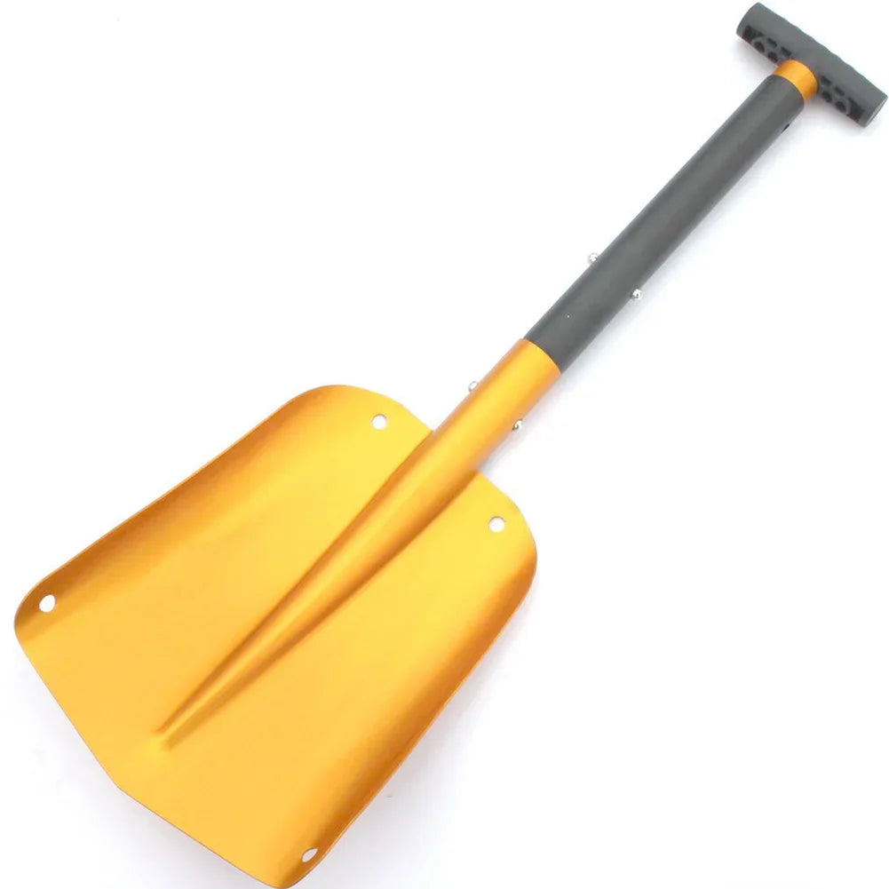 Stainless Steel Snow Shovel - Retractable Survival Tool