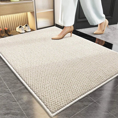 Welcome Door Mat - Non-Slip Washable Entry Rug