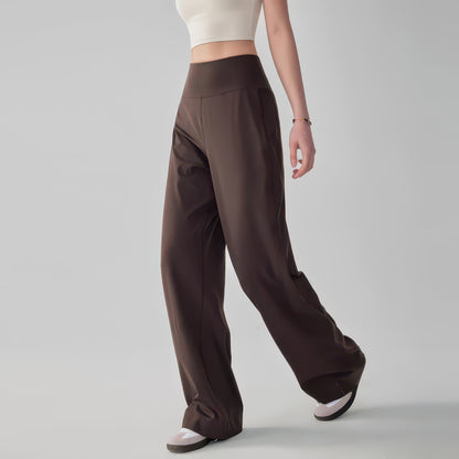 High-Waist Stretch Yoga Pants for Women with Pockets, Soft Lightweight Fit