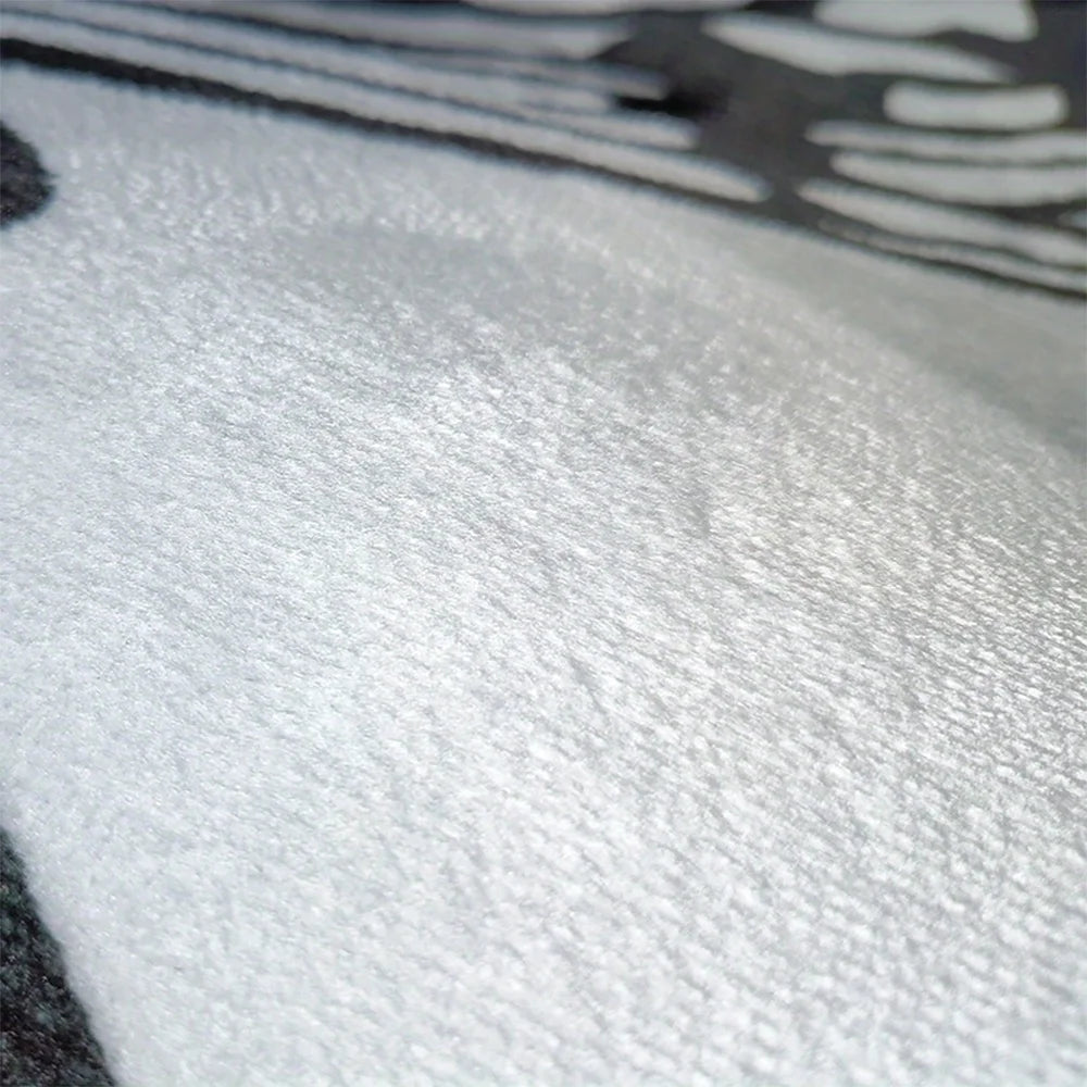 Wave Pattern Floor Mat - Soft Anti-Slip Home Rug
