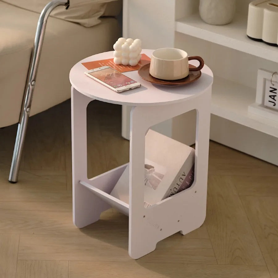 Sofa Side Table – Round Splicing Table for Living Room