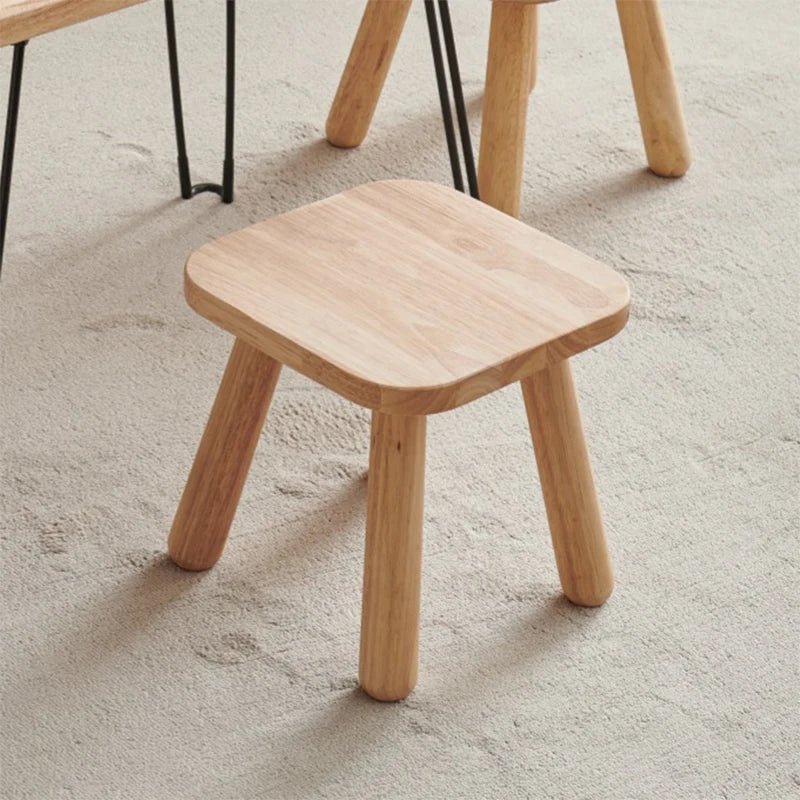 Walnut Shoe Stool - All Solid Wood Entryway Seat