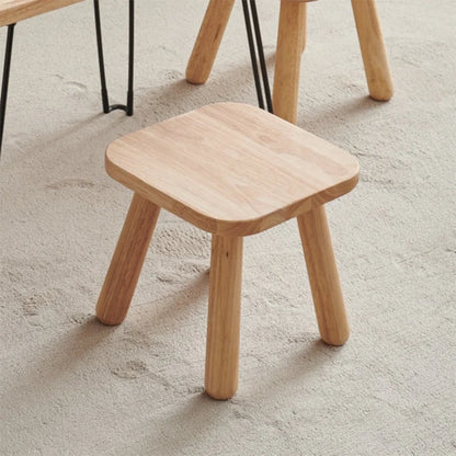 Walnut Shoe Stool - All Solid Wood Entryway Seat