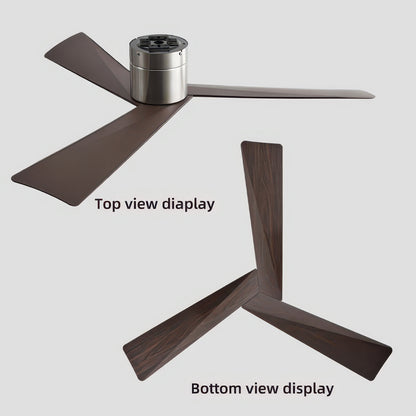 Retro Ceiling Fan for Home – 52-Inch DC Motor, No Light, Remote Control