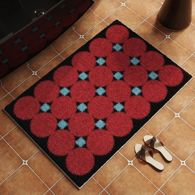 Retro Bathroom Mat - Ancient Style Non-Slip Rug