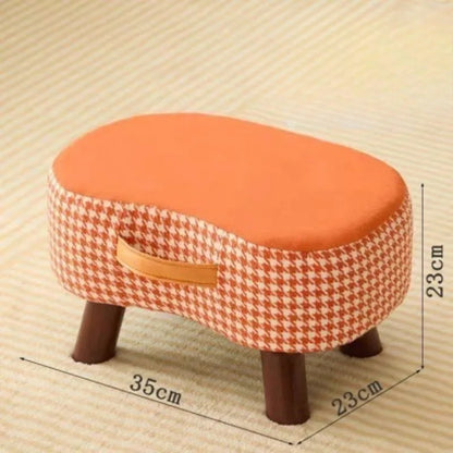 Shoe Changing Stool - Small Padded Entryway Seat