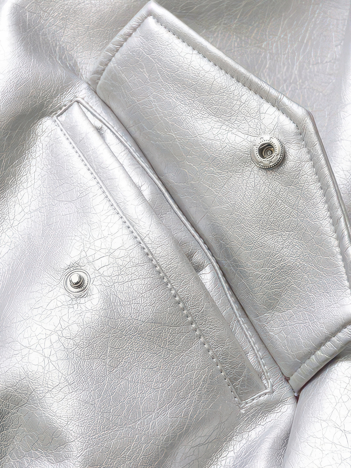 Women's Vintage Faux Leather Moto Jacket, Short Zip-Up Biker Coat for Spring and Autumn