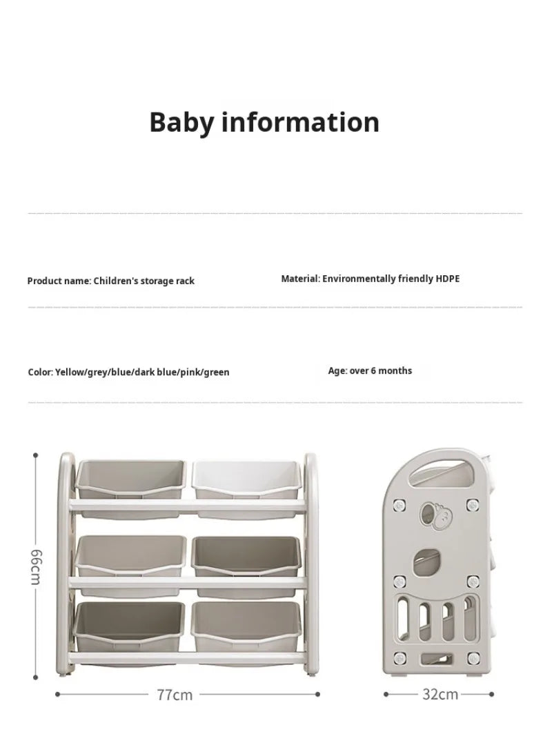 Toy Storage Cabinet - Kids Sorting Organizer Cabinet