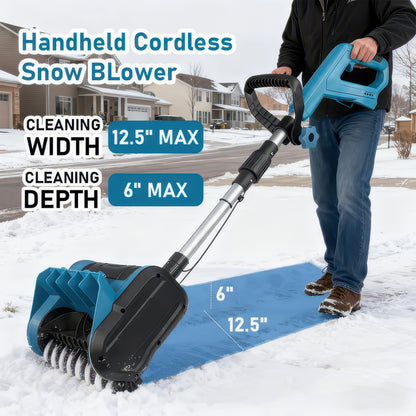 Cordless Snow Blower - 21V Foldable Snow Remover