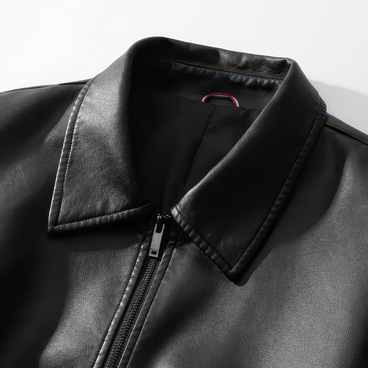 Unisex Faux Leather Bomber Jacket, Slim Motorcycle Coat for Autumn and Winter