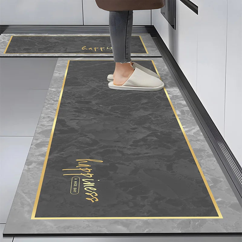 Kitchen Floor Mat – Waterproof Anti-Slip Diatomite Runner