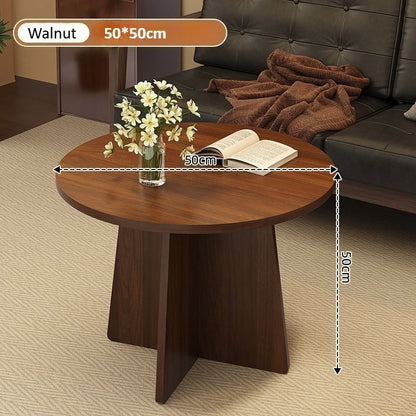 Small Tea Table – Wooden Side Table for Living Room