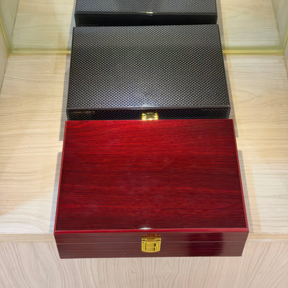 Wooden Lockable Jewelry Box for Rings and Earrings