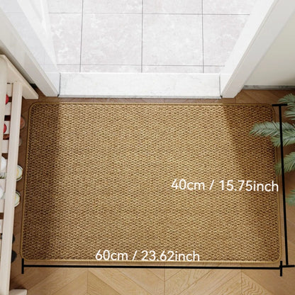 Faux Jute Doormat - Durable Outdoor Entry Rug