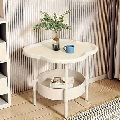 Mobile Storage Coffee Table – Modern Rolling Corner Table